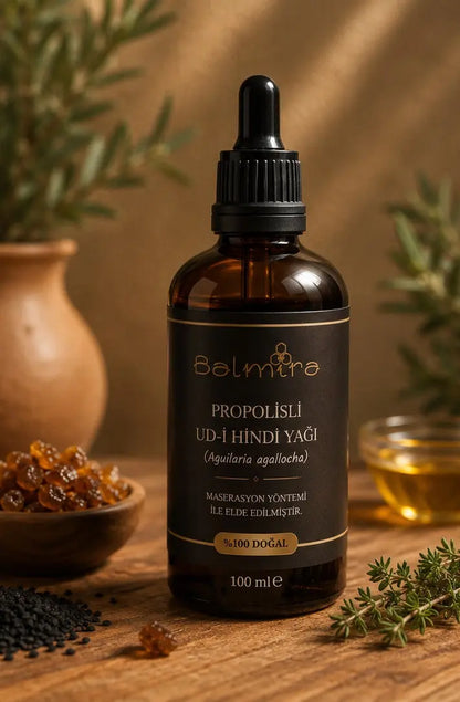 Propolisli Udi Hindi Yağı 100 ml Balmira