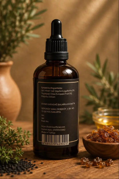 Propolisli Udi Hindi Yağı 100 ml Balmira