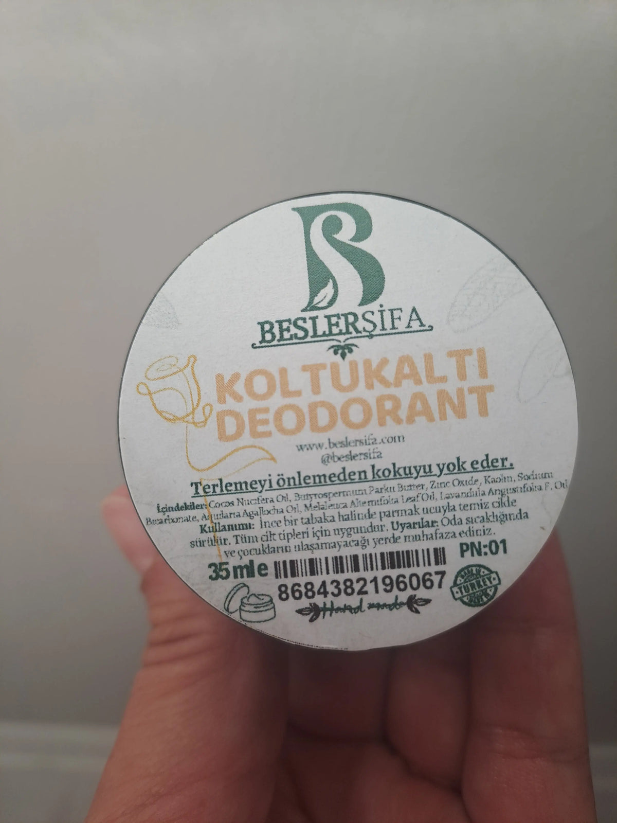 Doğal deokrem Balmira